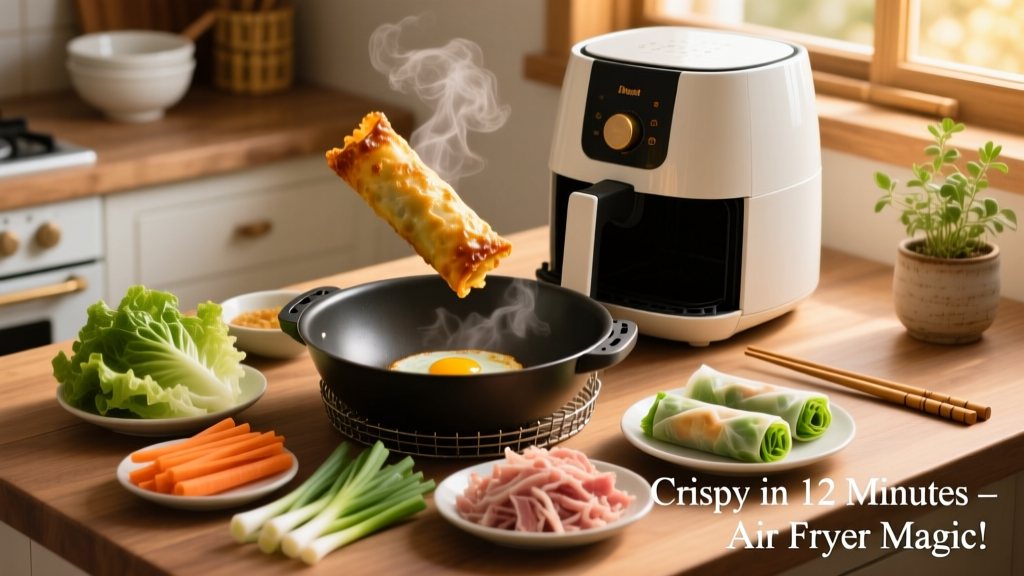 How to Make Crispy Egg Rolls in an Air Fryer