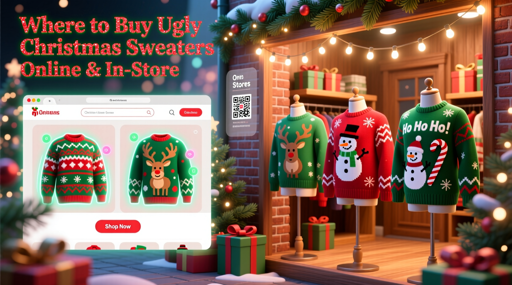 where do i find ugly christmas sweaters