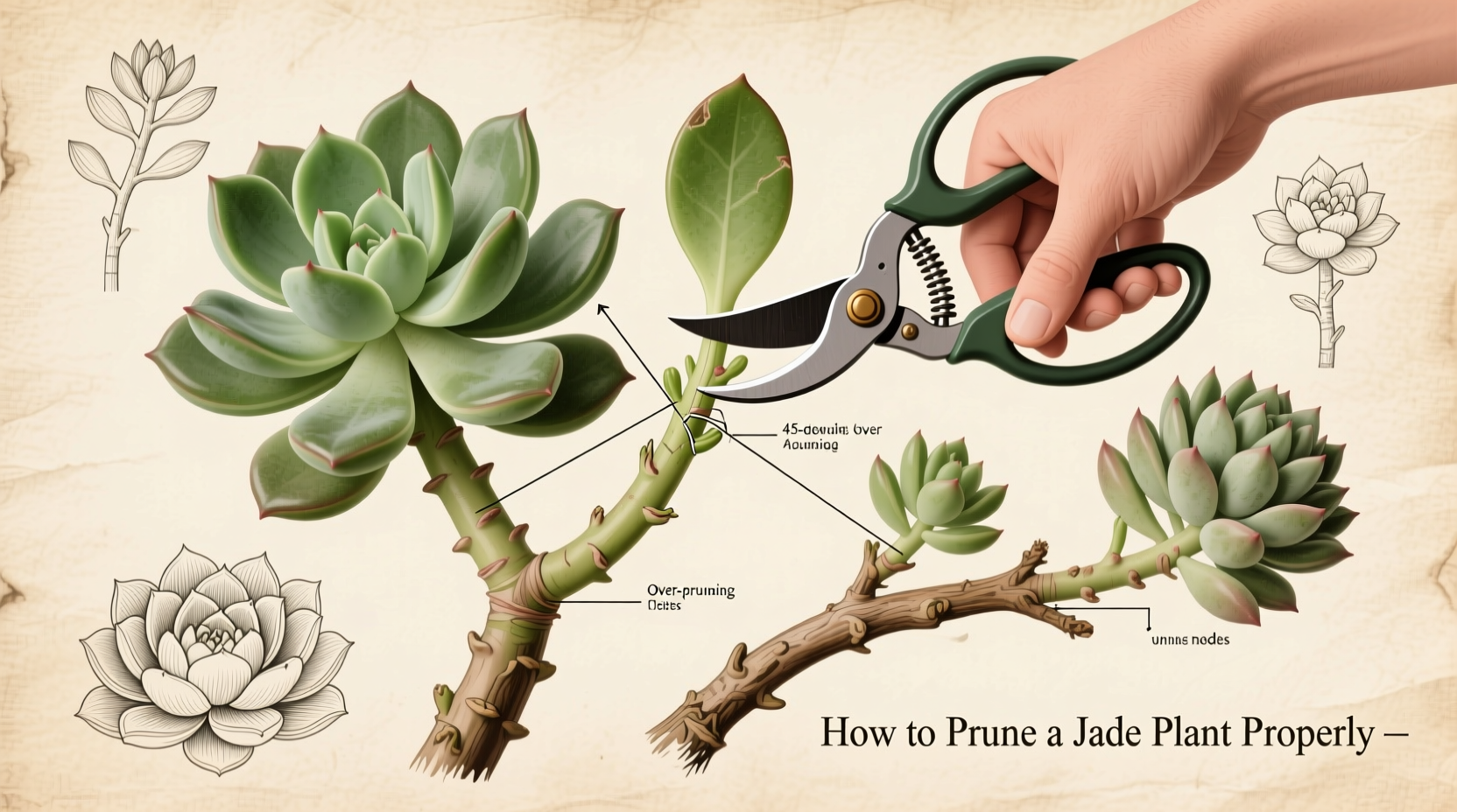 Jade Plant Pruning: 5 Steps for Lush Growth | TheHomeSprouts