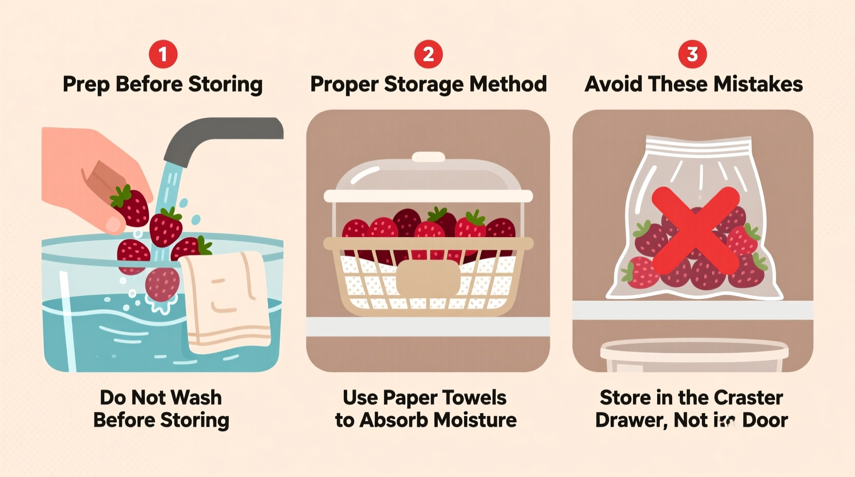 how to store fresh berries to prevent mold and extend freshness