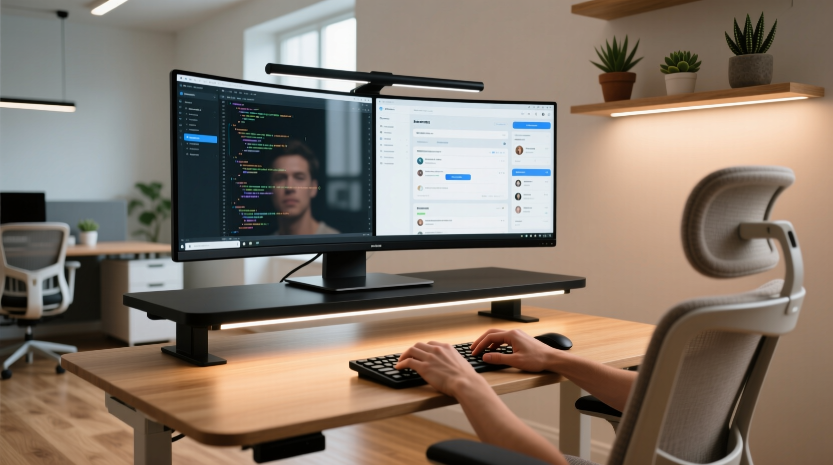 curved monitor for office work myth or ergonomic advantage
