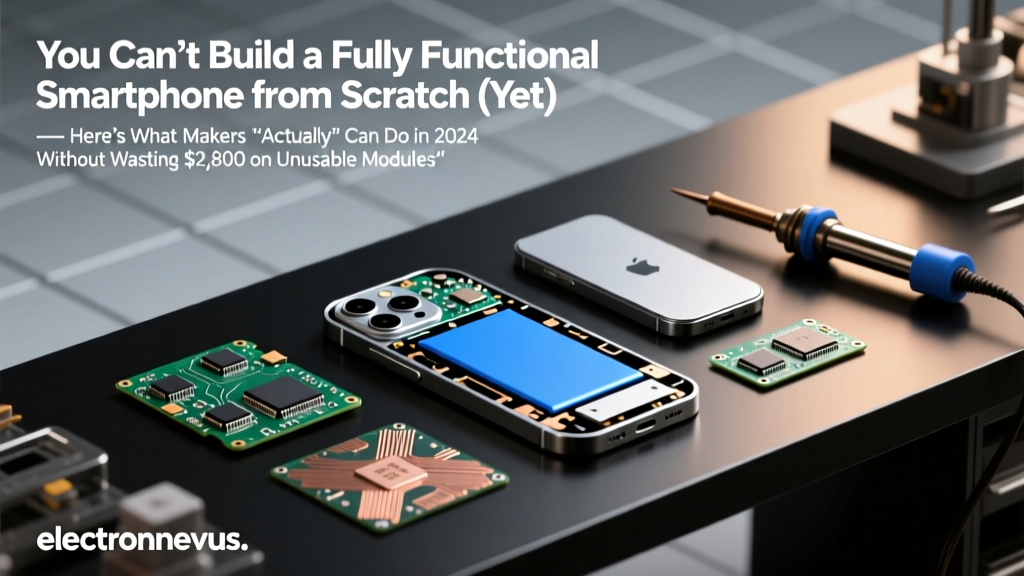 You Can’t Build a Fully Functional Smartphone from Scratch (Yet) — Here’s What Makers *Actually* Can Do in 2024 Without Wasting $2,800 on Unusable Modules