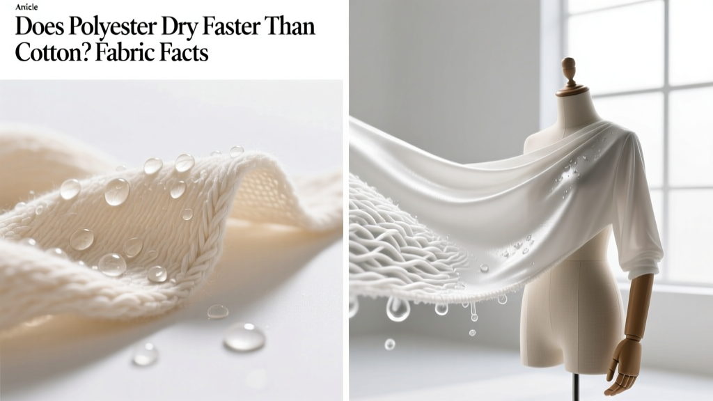 Does Polyester Dry Faster Than Cotton? Fabric Facts