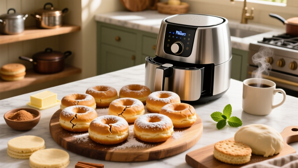 Air Fryer Donuts from Pillsbury Biscuits (Easy!)