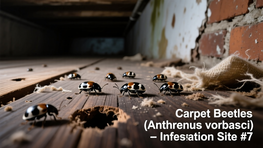 Carpet Beetles in Basement: Identification & Control