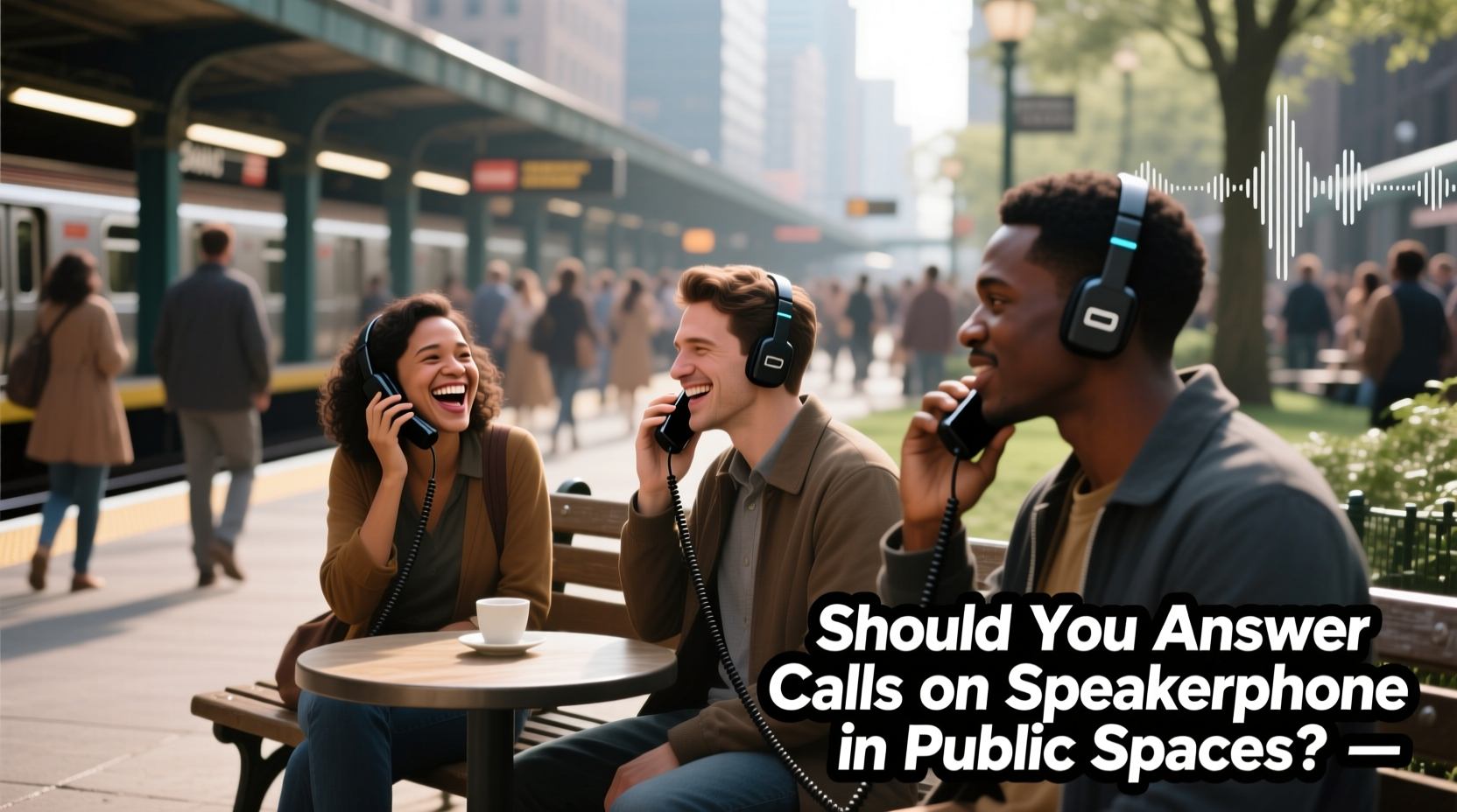 should you answer calls on speakerphone in public spaces
