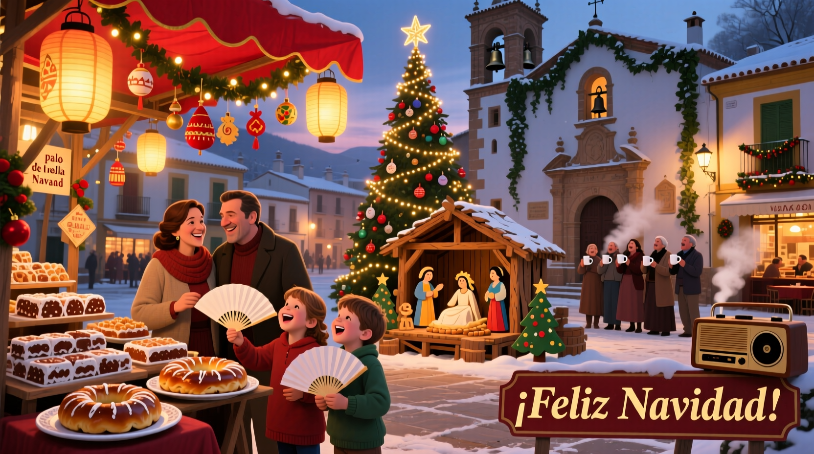 how celebrate christmas in spain