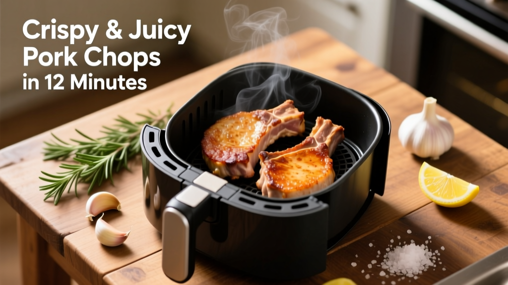 How to Cook Pork Chops in Air Fryer 360 (Crispy & Juicy!)