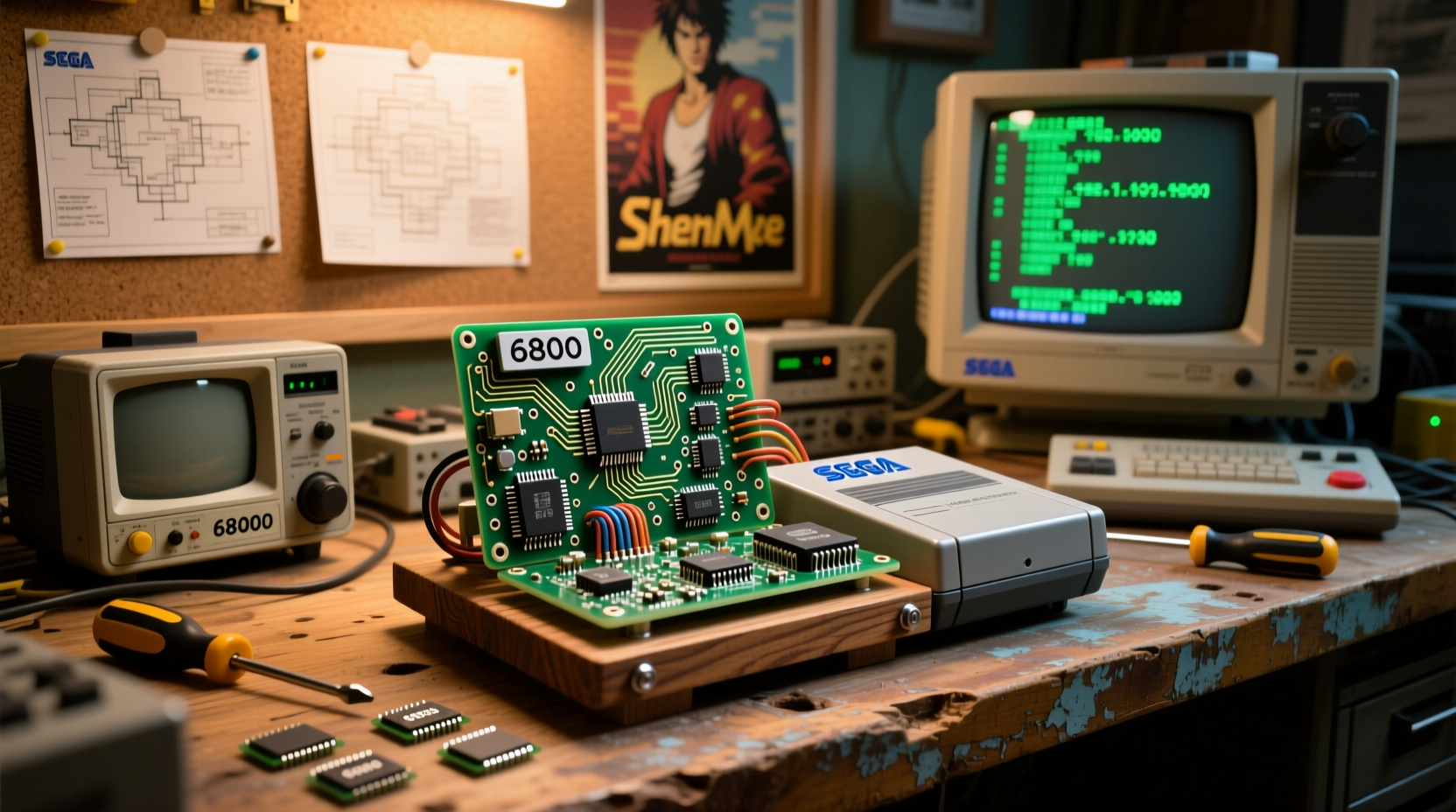 build a diy sega genesis dev kit