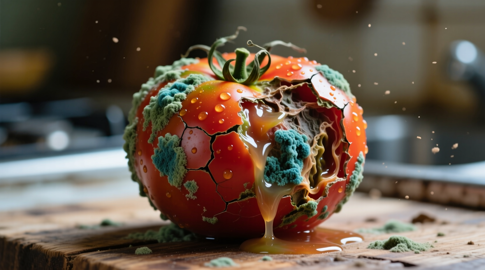 mouldy tomato