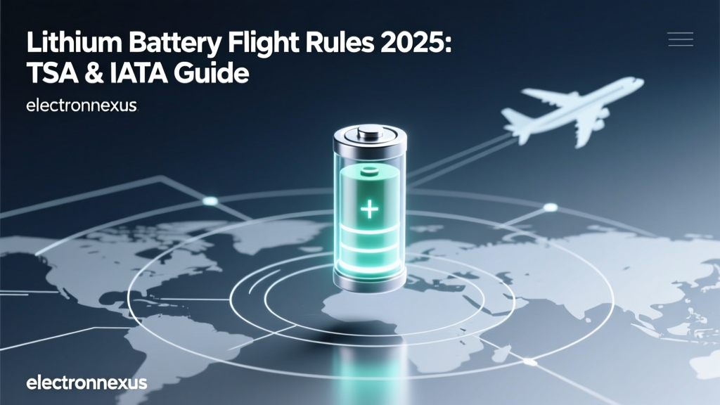 Lithium Battery Flight Rules 2025: TSA & IATA Guide
