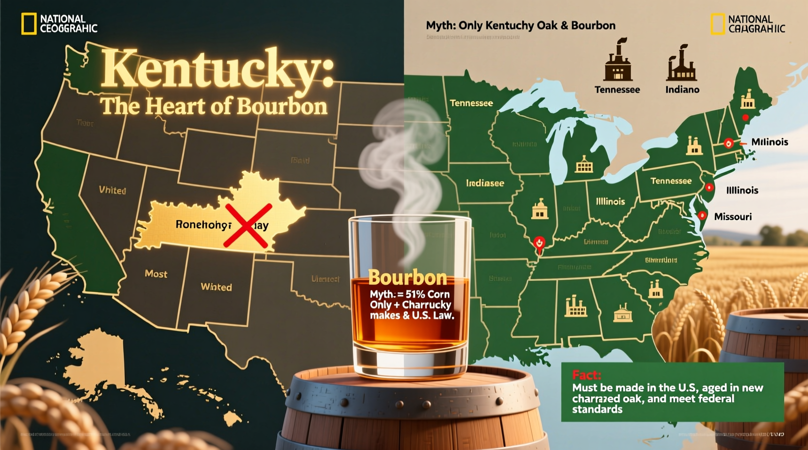 Is Bourbon Only Made In Kentucky Or Is That Just A Myth