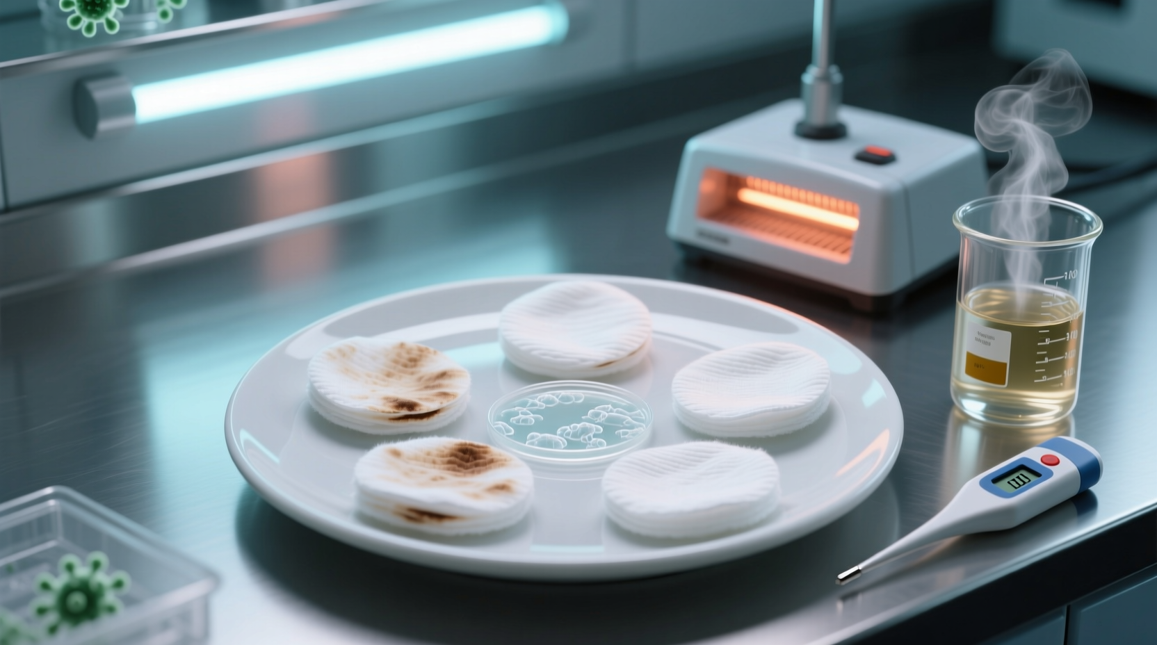 how to sanitize cotton rounds soaked in micellar water
