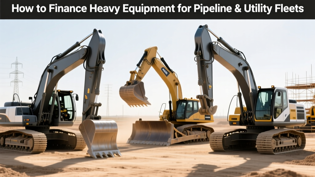 How to Finance Heavy Equipment for Pipeline & Utility Fleets