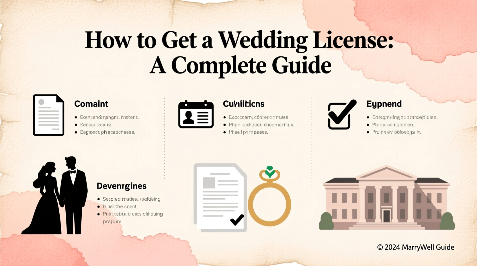 how do you get a wedding license