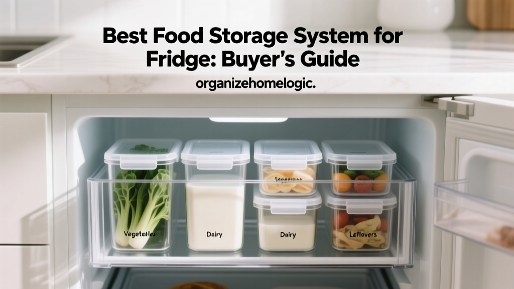 Best Food Storage System for Fridge: Buyer's Guide