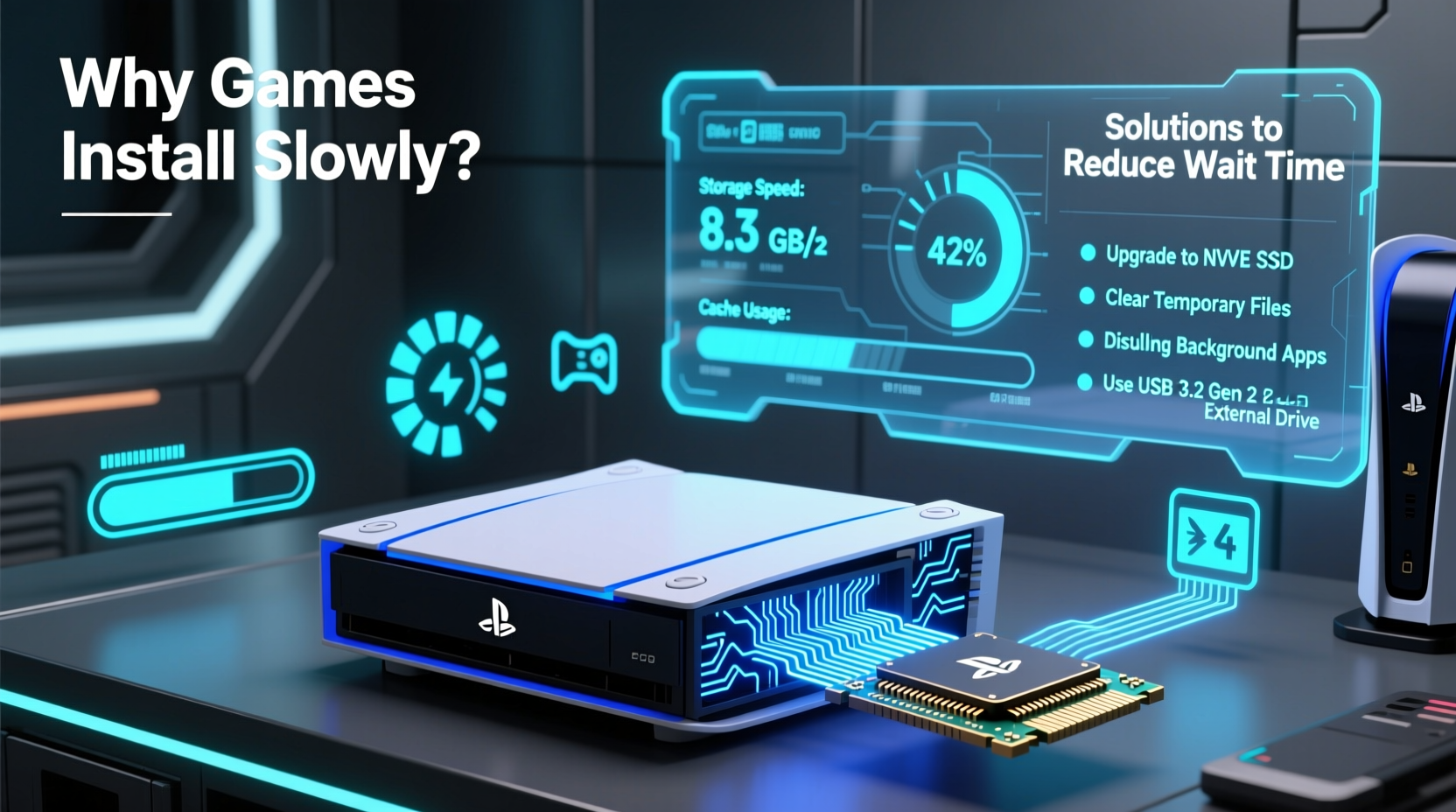 why does my ps5 take forever to install games and how to reduce wait time