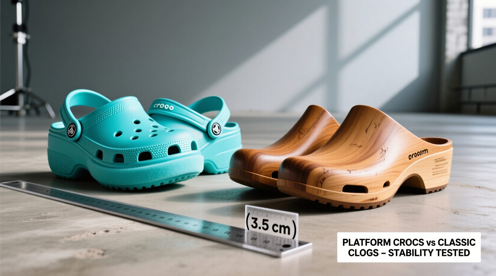 platform crocs vs classic clogs are the platforms actually stable enough to walk in