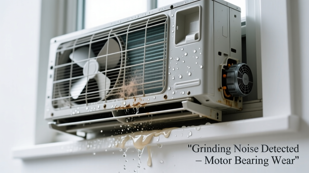 Window AC Leaking & Grinding Noise: Quick Diagnosis