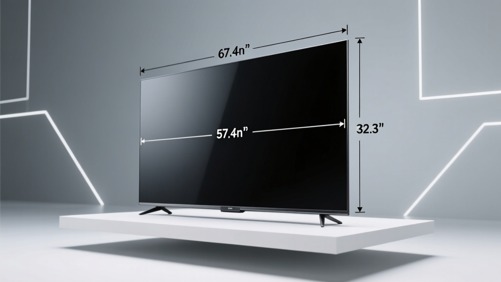 65 Inch TV Dimensions: Width, Height & Clearance Guide