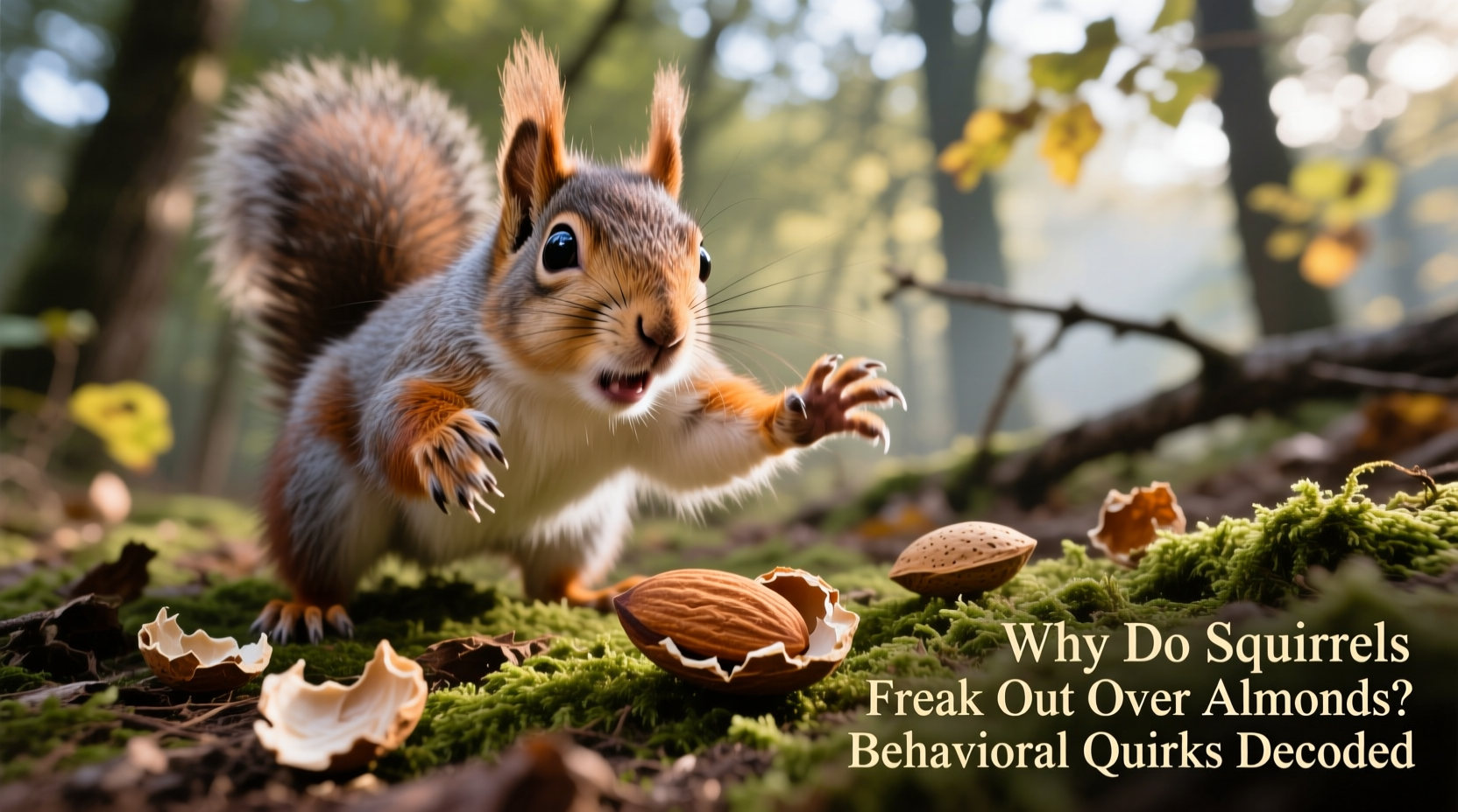 why do squirrels freak out over almonds behavioral quirks decoded
