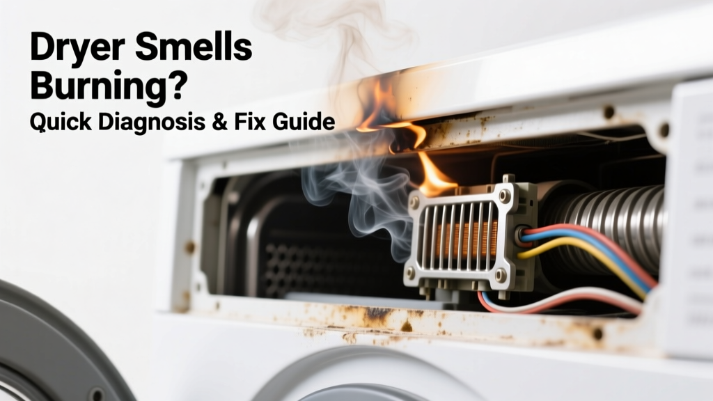 Dryer Smells Burning: Quick Diagnosis & Fix Guide