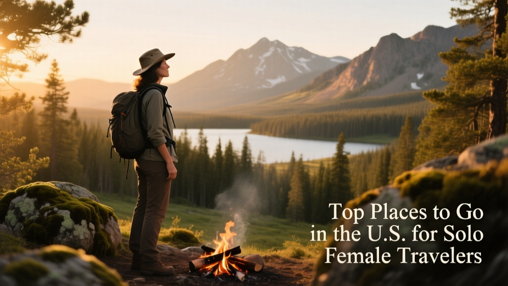 Top places to go in the US camping as a solo female traveler