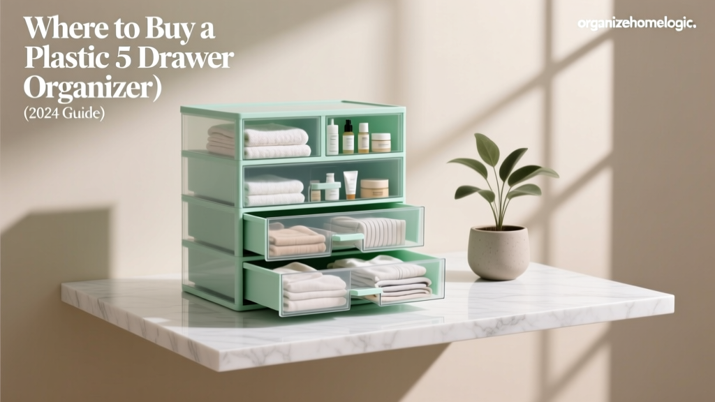 Where to Buy a Plastic 5 Drawer Organizer (2024 Guide)