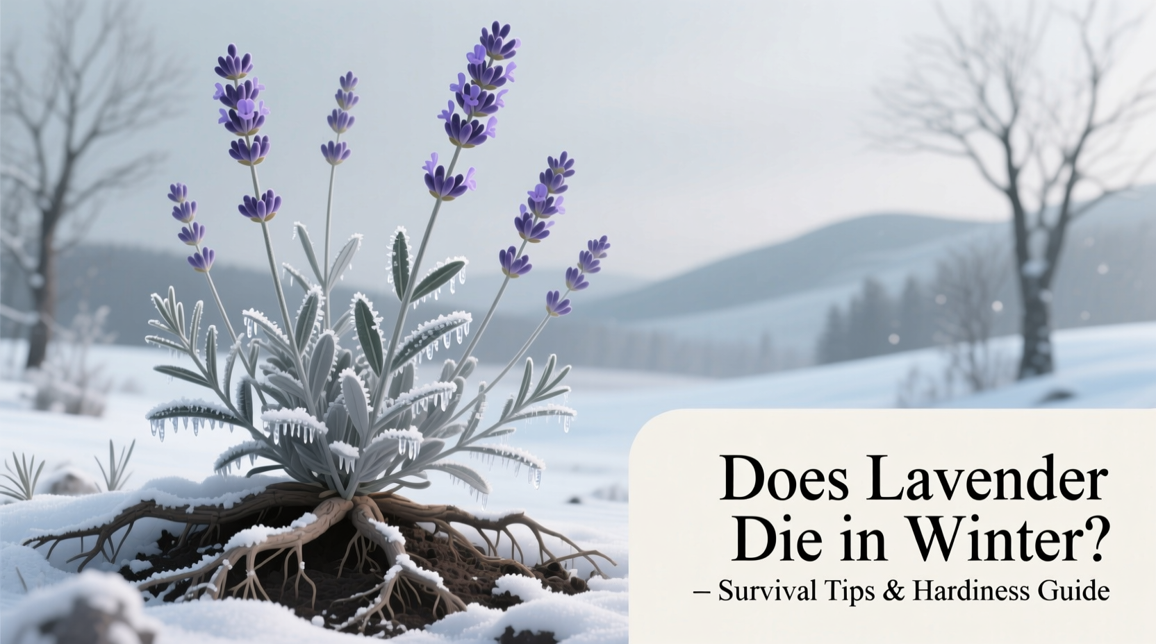 Does Lavender Die In Winter