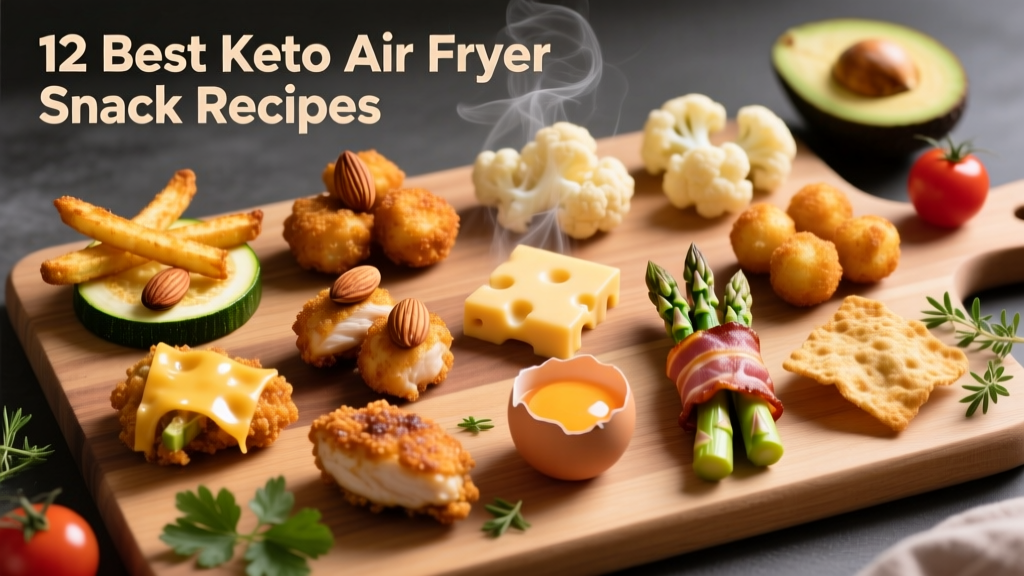 12 Best Keto Air Fryer Snack Recipes (Crispy & Low-Carb)
