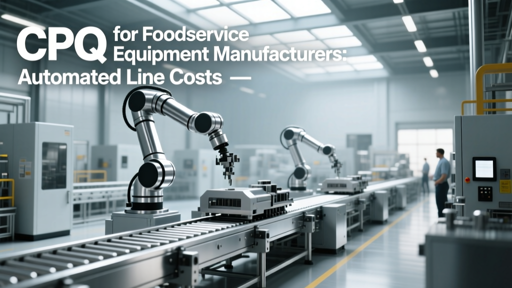CPQ for Foodservice Equipment Manufacturers: Automated Line Costs