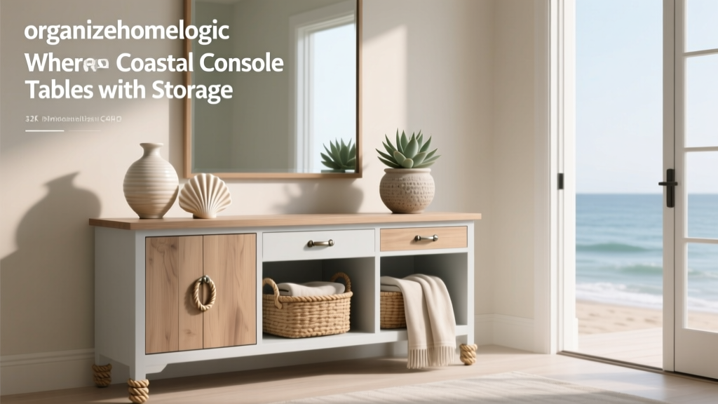 Where to Buy Coastal Console Tables with Storage