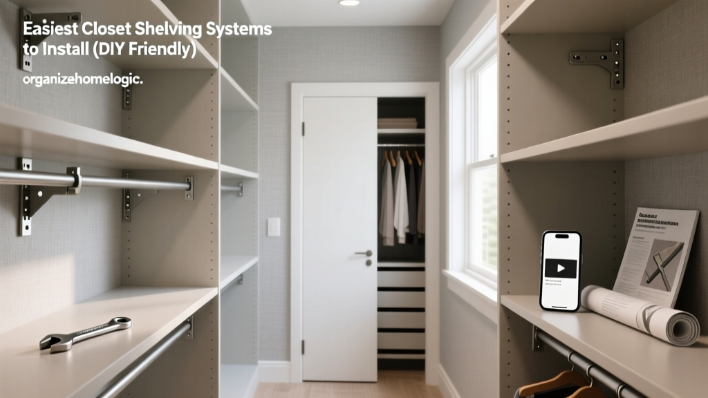 Easiest Closet Shelving Systems to Install (DIY Friendly)