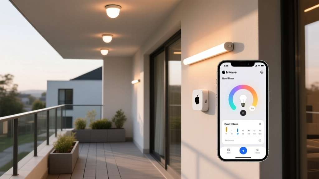 Waterproof Solar Balcony Lights for Renters