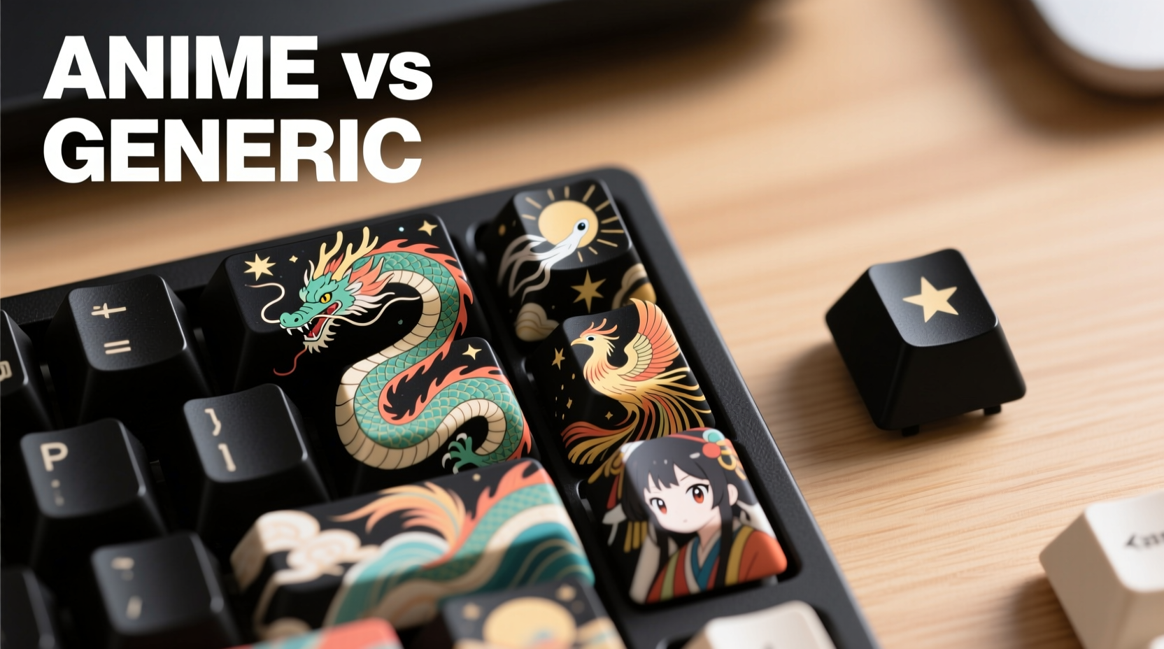 anime keycap set vs generic which enhances mechanical typing feel