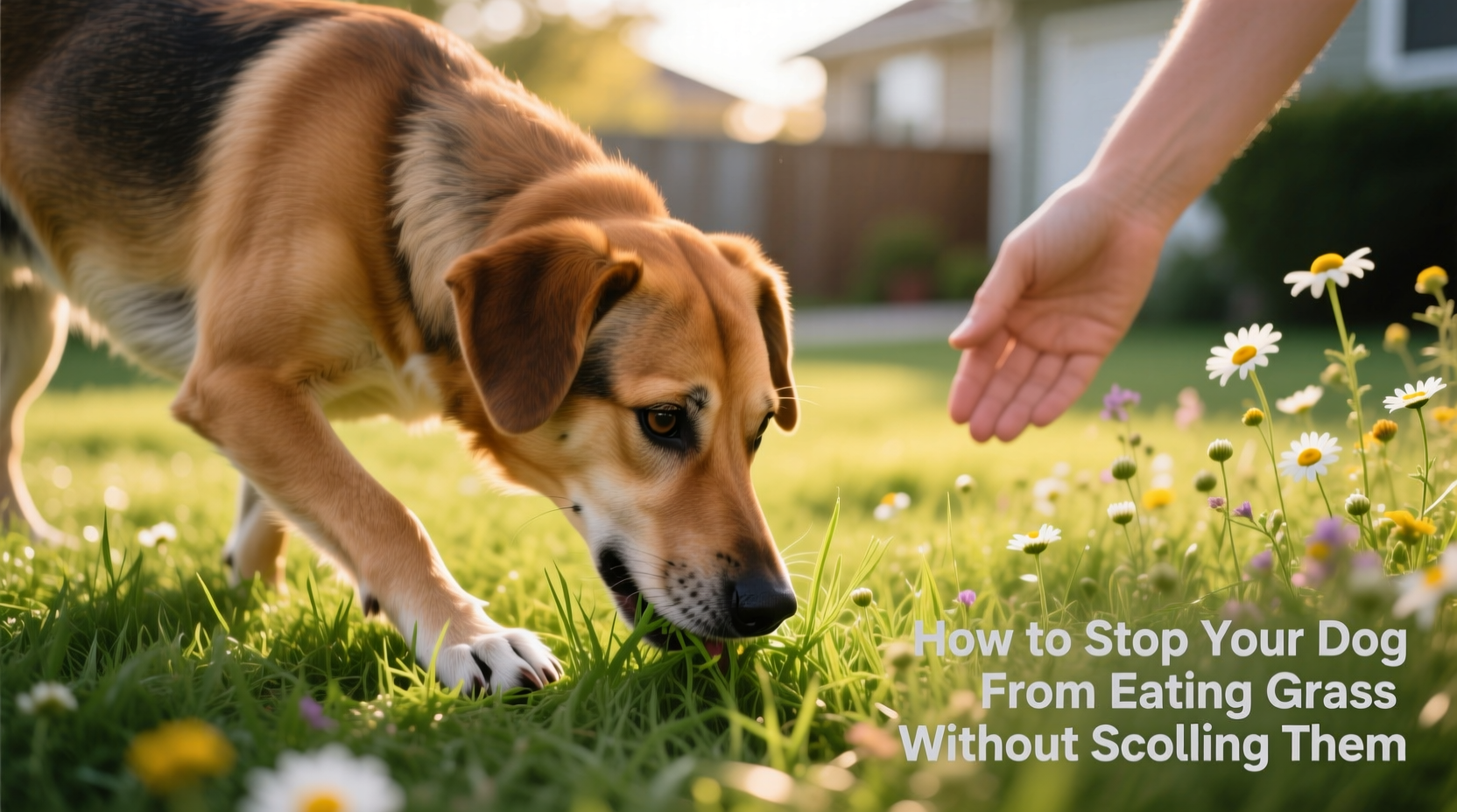 View of How To Stop Your Dog From Eating Grass Without Scolding Them