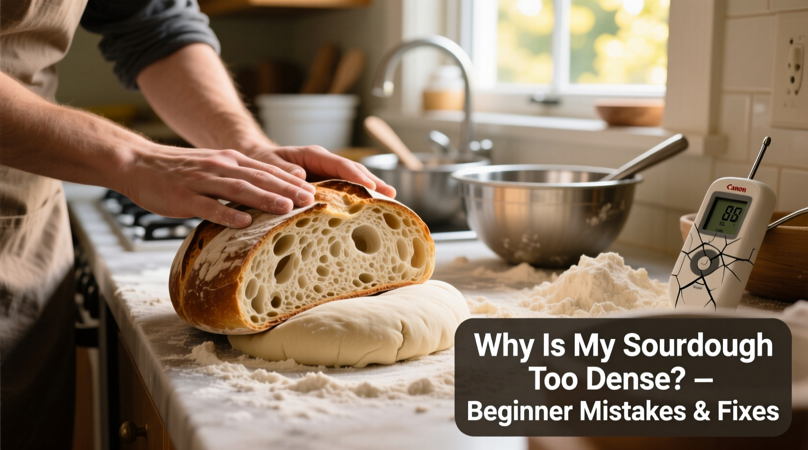 why is my sourdough too dense beginner mistakes and fixes
