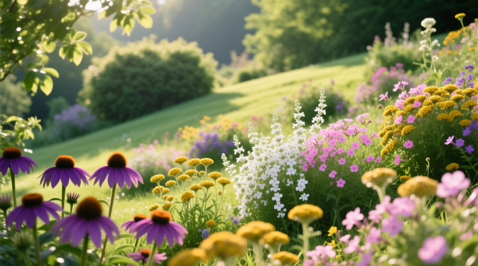 july garden perennials