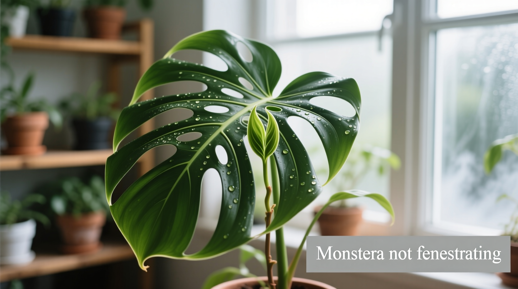 why is my monstera not splitting fenestration tips for indoor plants