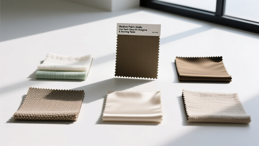 Medium Fabric Guide: Cost-Smart Choices for Designers & Sourcing Teams