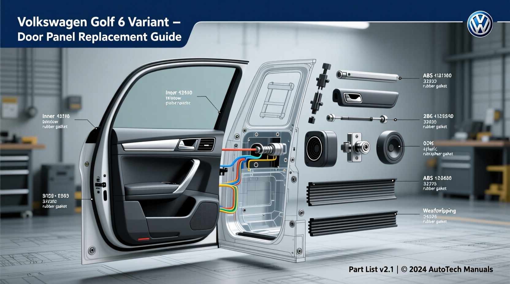 golf 6 variant panel door replacement
