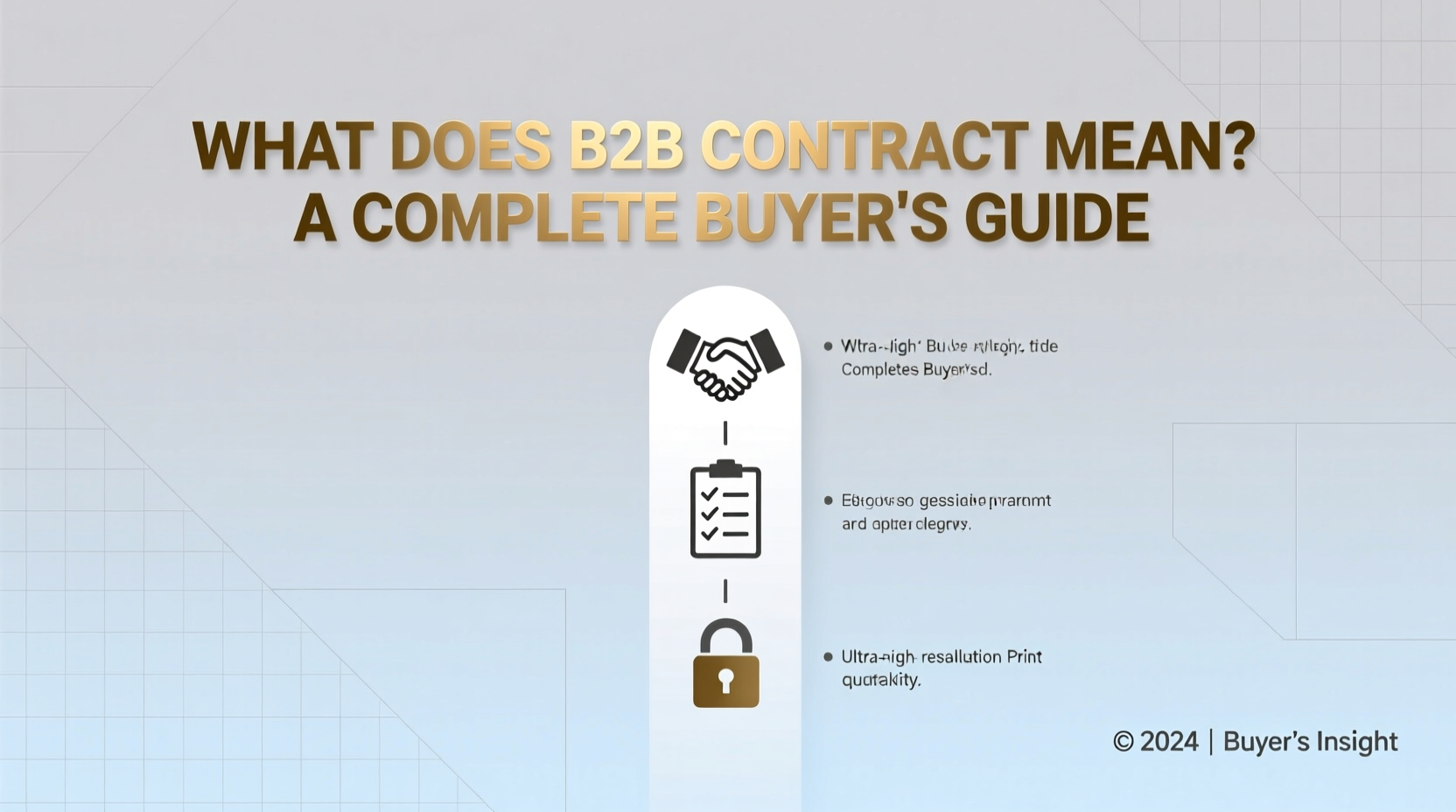 what does b2b contract mean