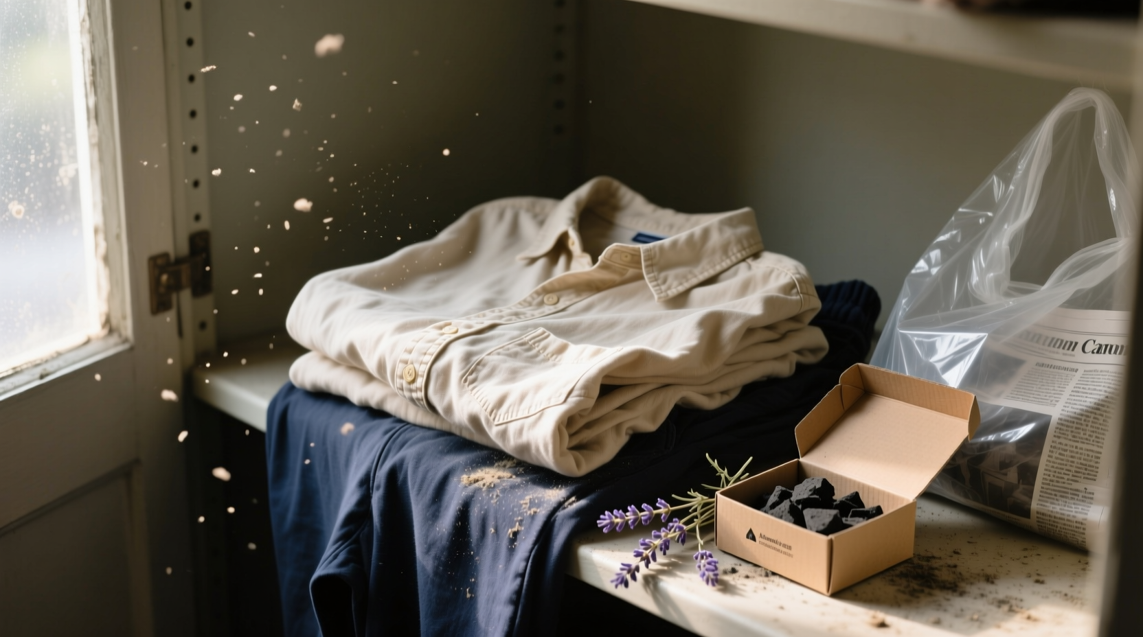 how to get musty smell out of clothes in storage