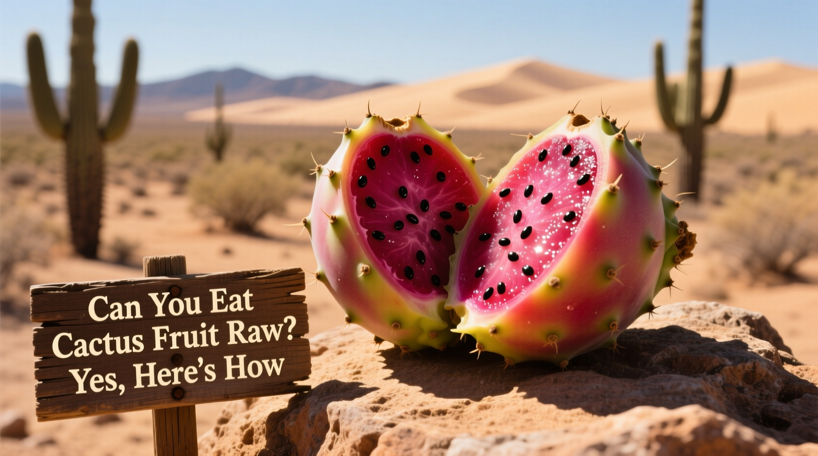 can you eat cactus fruit raw