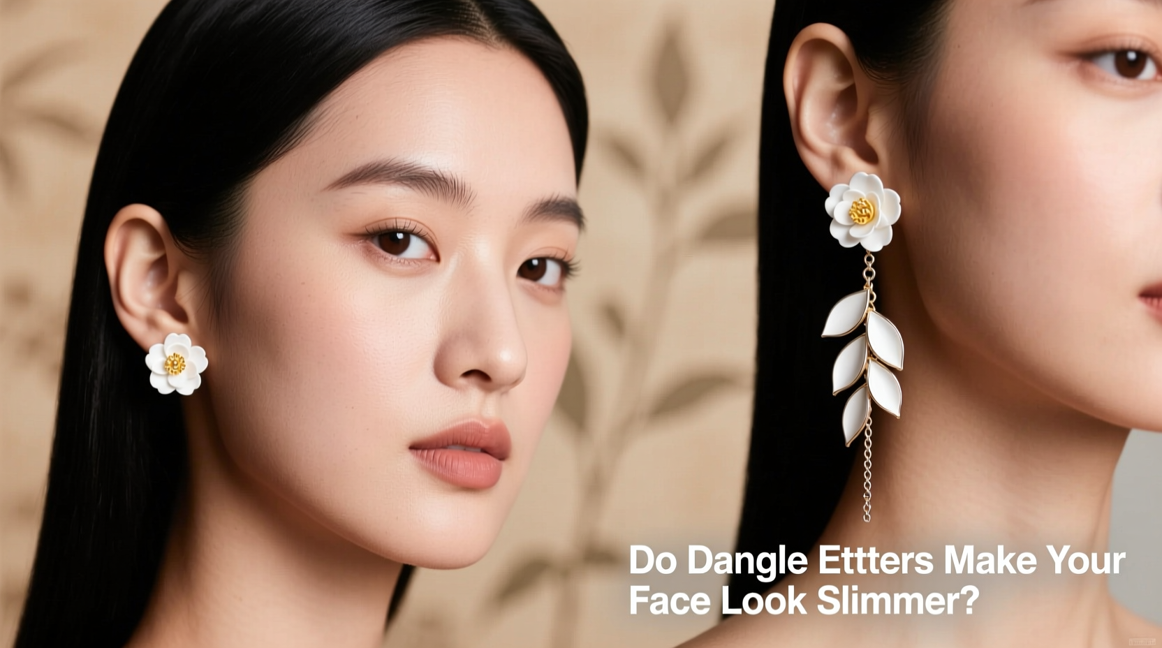 camellia studs vs dangles do dangle earrings actually make your face look slimmer