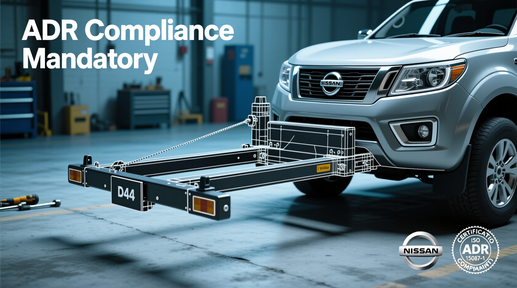 navara d40 tow bar adr compliance