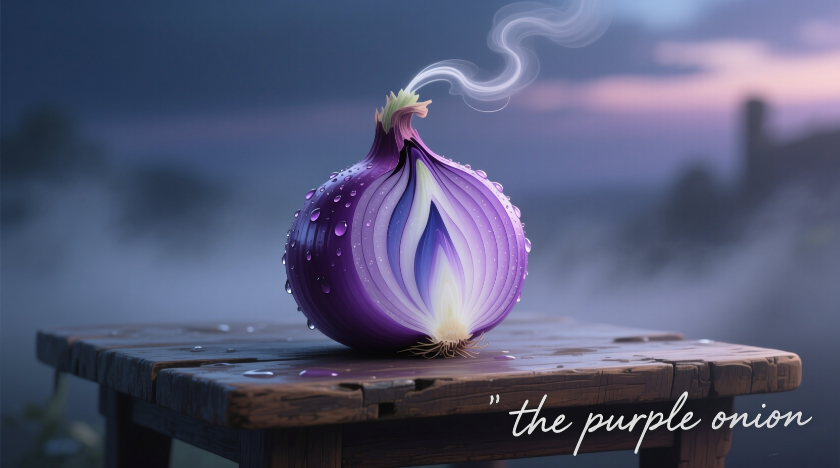 the purple onion
