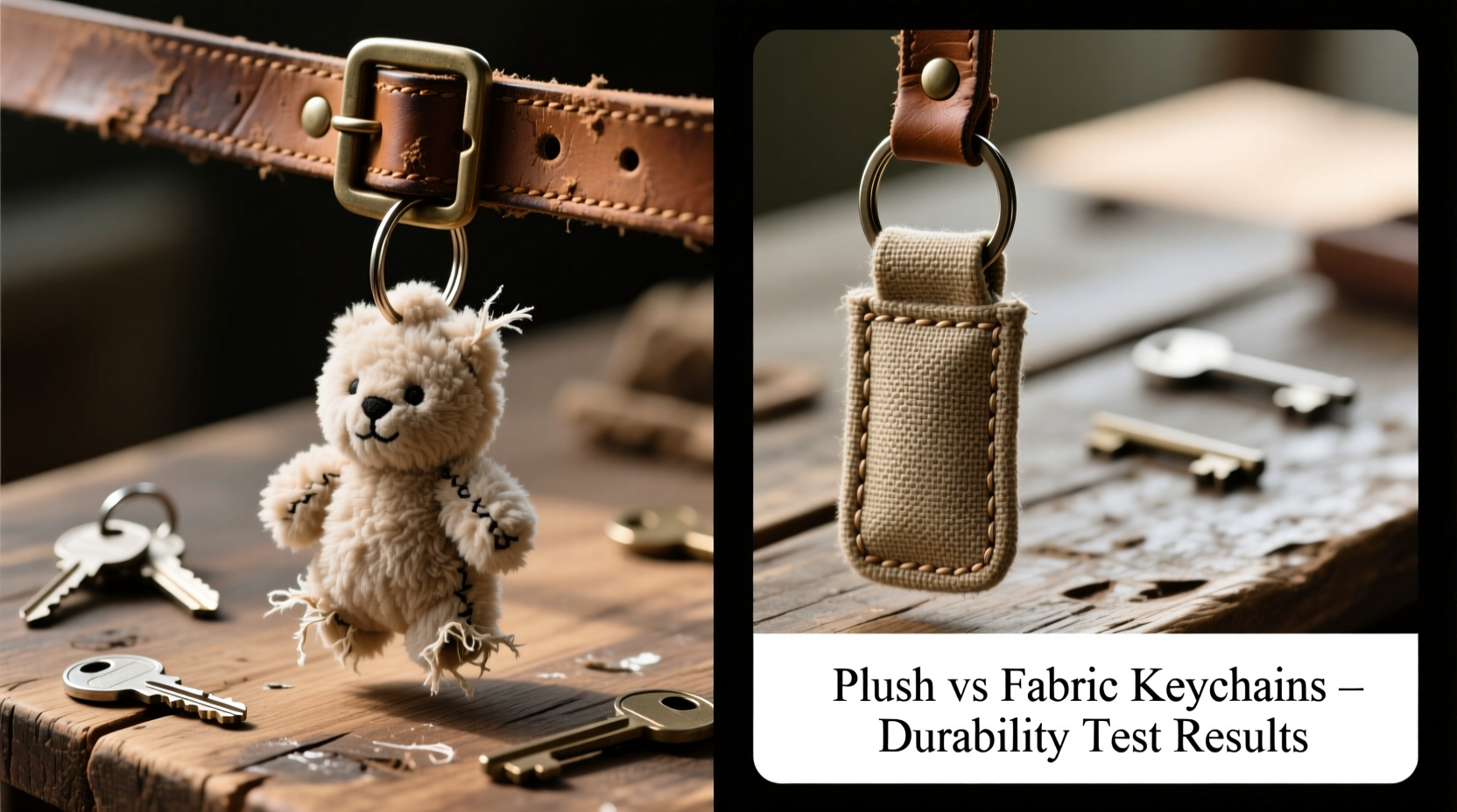 plush vs fabric keychains which one holds up better to daily abuse