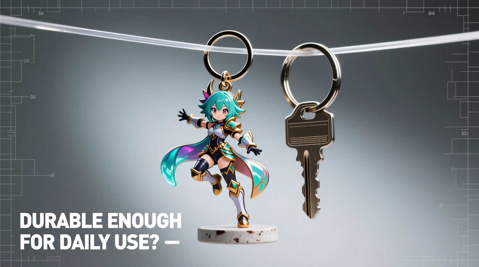 cosplay keychain vs regular keychain are anime keychains actually durable enough for everyday use