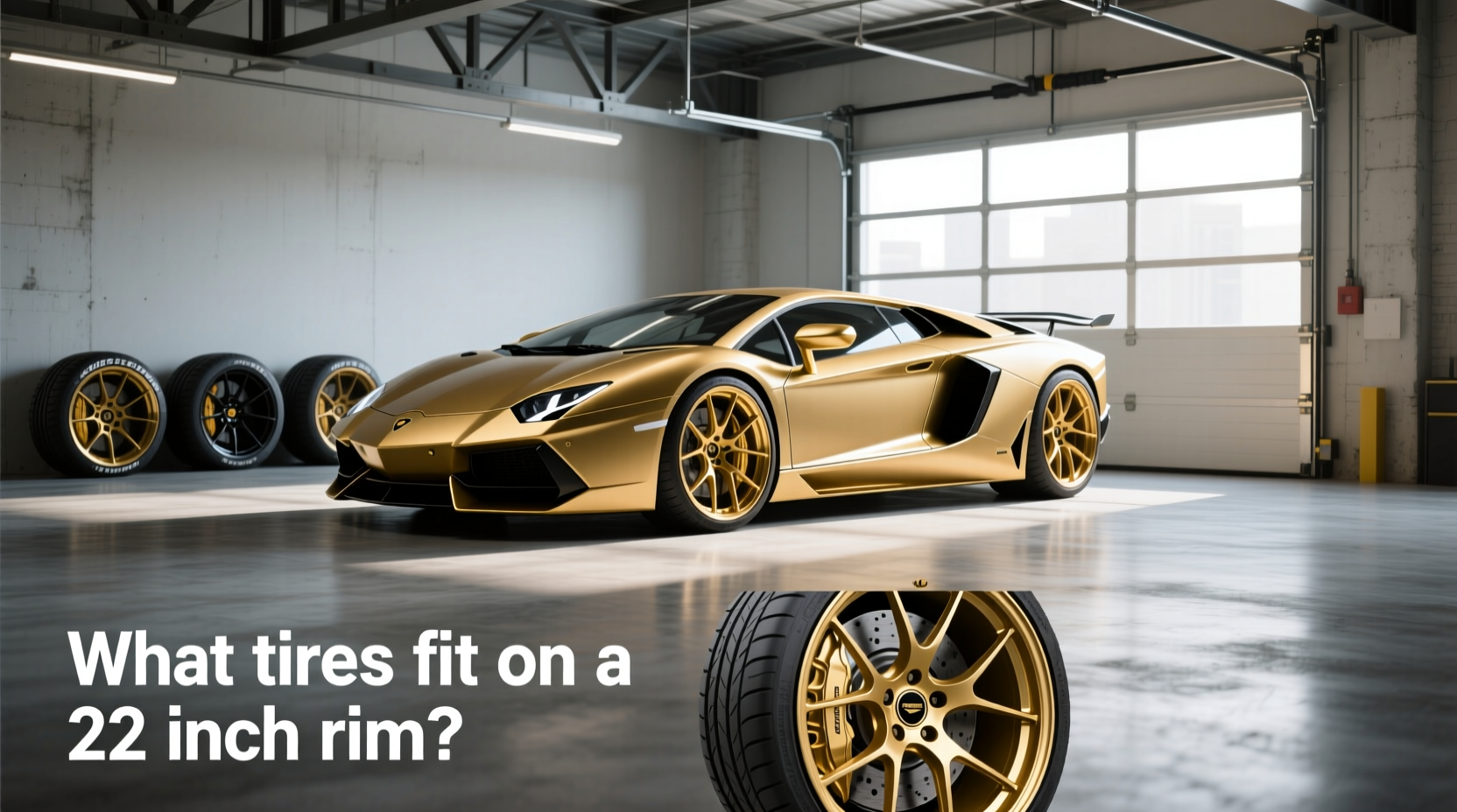 How to Choose Gold 22 Inch Rims, What Tires Fit on a 22 Inch Rim?